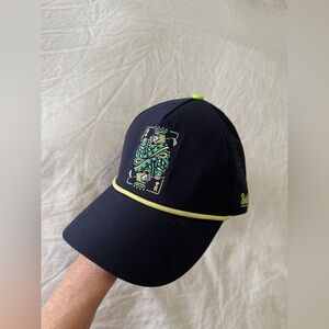 BirdieBoss | One Size | Black High Roller Hat | Golf Casual Outdoors